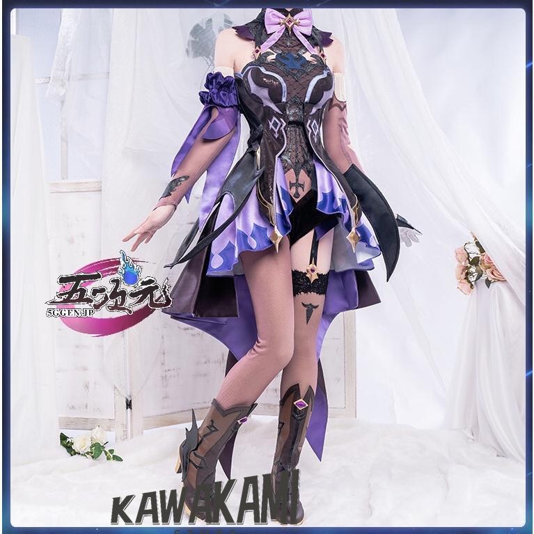 Uwowo　原神　コスプレ　フィッシュル　衣装　ウィッグ　靴　武器　追加可