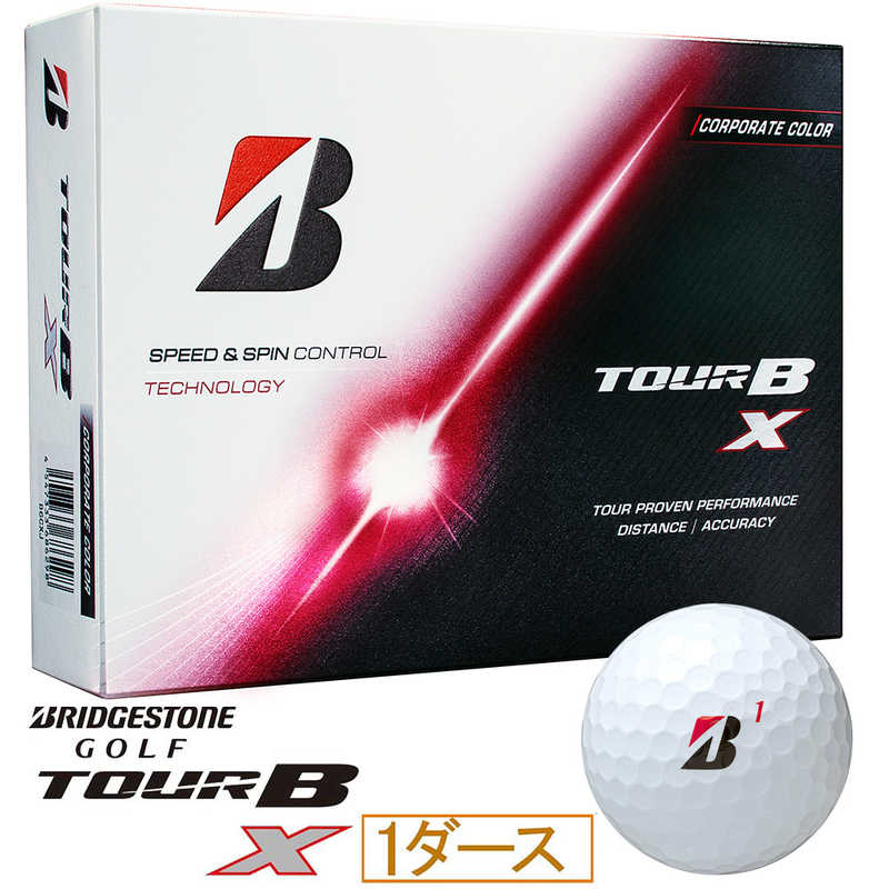 ブリヂストン　ゴルフボール TOUR B X ［12球(1ダース)］ コーポレート　B6CXJ