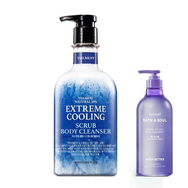 ベルマン スパ エクストリーム クーリング ボディウォッシュ 600g + 特別贈呈) バスアンドソウル ボディウォッシュ 720ml