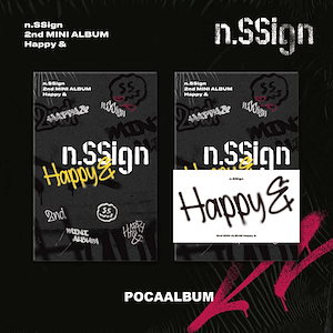 【n.ssign】 Happy & - POCAALBUM ver. / 公式 アルバム(3日以内に発送)