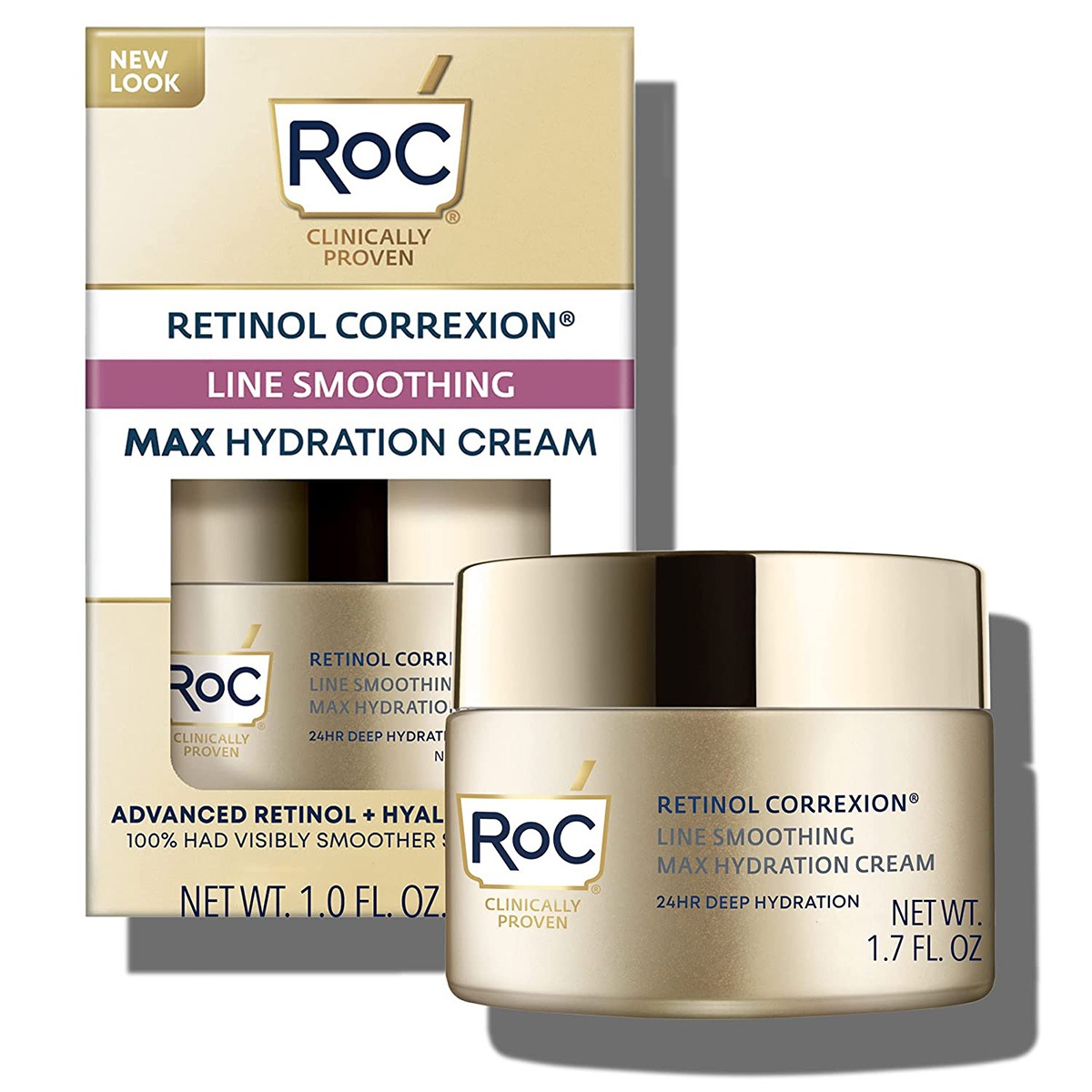 【エクスプレス便】RoC Retinol Correxion Max Daily Hydration Daily Face Moisturizer 1.7oz レチノール・ヒアルロン酸配合クリーム