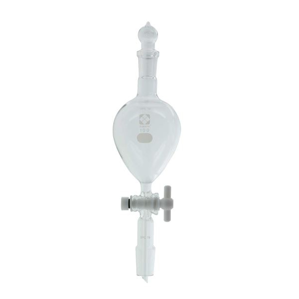 SPC分液ロート PTFEコック付 100mL (030240-19100)