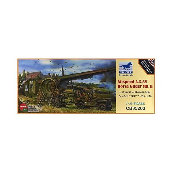 Unbekannt Bronco Models CB35203 Model Kit Airspeed A.S.58 Horsa Glider Mk.II 並行輸入品