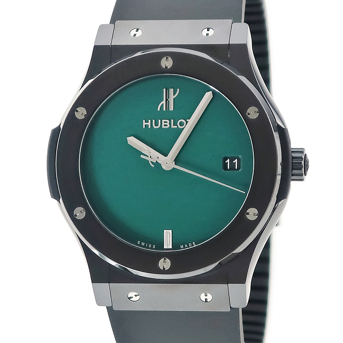 クラシックフュージョン ヨシダスペシャル 511.CM.5270.RX.MYOS 自動巻き メンズ 新品同様 純正ダイヤ 緑 限定 3年保証