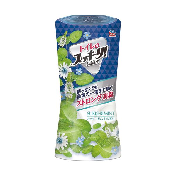 （まとめ）アース製薬 トイレのスッキーリ スッキーリミント 400ml 1セット（3個）(×5セット)