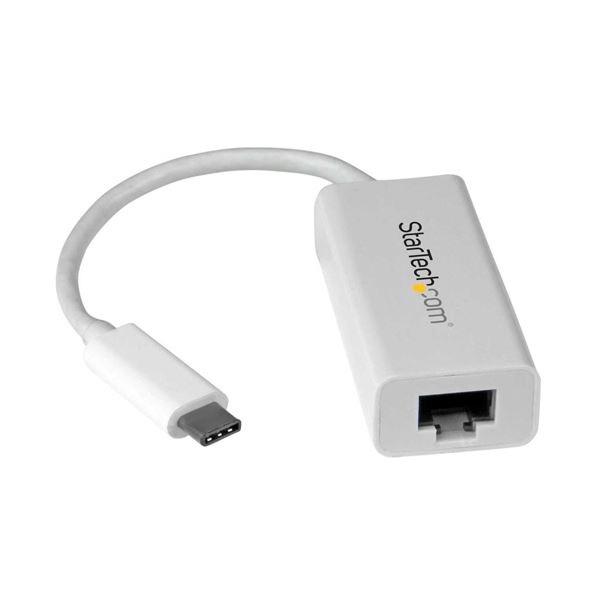 (まとめ）StarTechUSB-C接続ギガビット有線LAN変換アダプタ ホワイト US1GC30W 1個(×3セット)