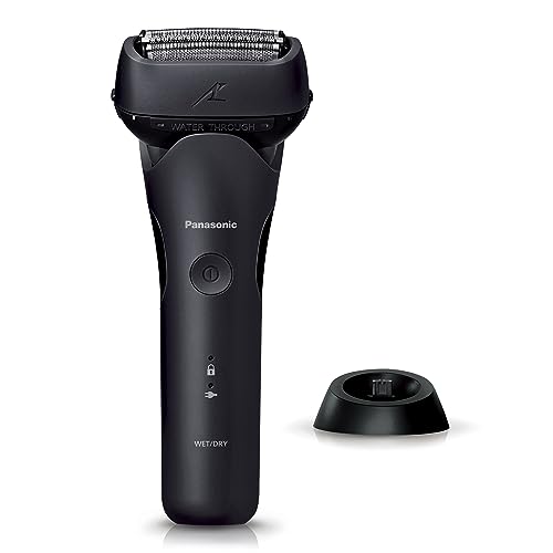 パナソニック シェーバー ラムダッシュ 3枚刃 電動 髭剃り メンズ 密着スイングヘッド ES-L340W-K 黒
