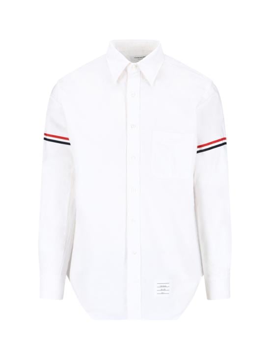 THOM BROWNE Men Shirts MWL150E F0313 100 White