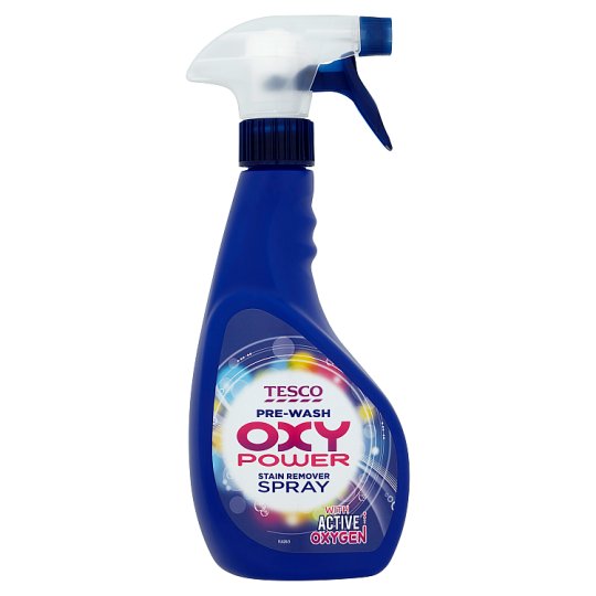 逆輸入 Tesco 住居用洗剤 Pre-Wash 500ml Spray Remover Stain Power Oxy 住居用洗剤