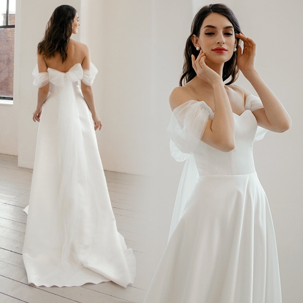 花嫁 ウェディングドレス プリンセスライン 白ドレスワンピース プリンセス シンプル 結婚式 披露宴 前撮り 後撮り 撮影用 フォトウェディング ロングドレス hs005cy
