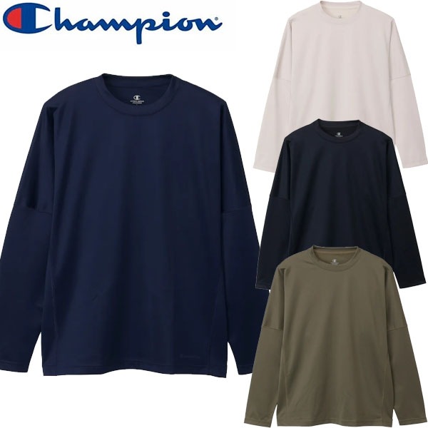 Champion チャンピオン リカバリーウェア ロングスリーブTシャツ C3-CS490 長袖 メンズ