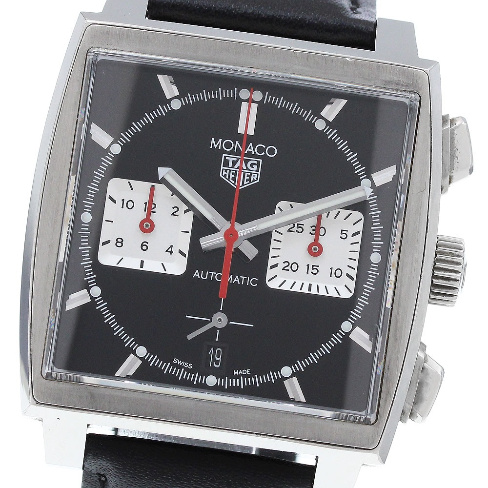 タグホイヤー TAG HEUER CBL2113.FC6177 モナコ クロノグラフ 自動巻き メンズ 保証書付き_920792【中古】