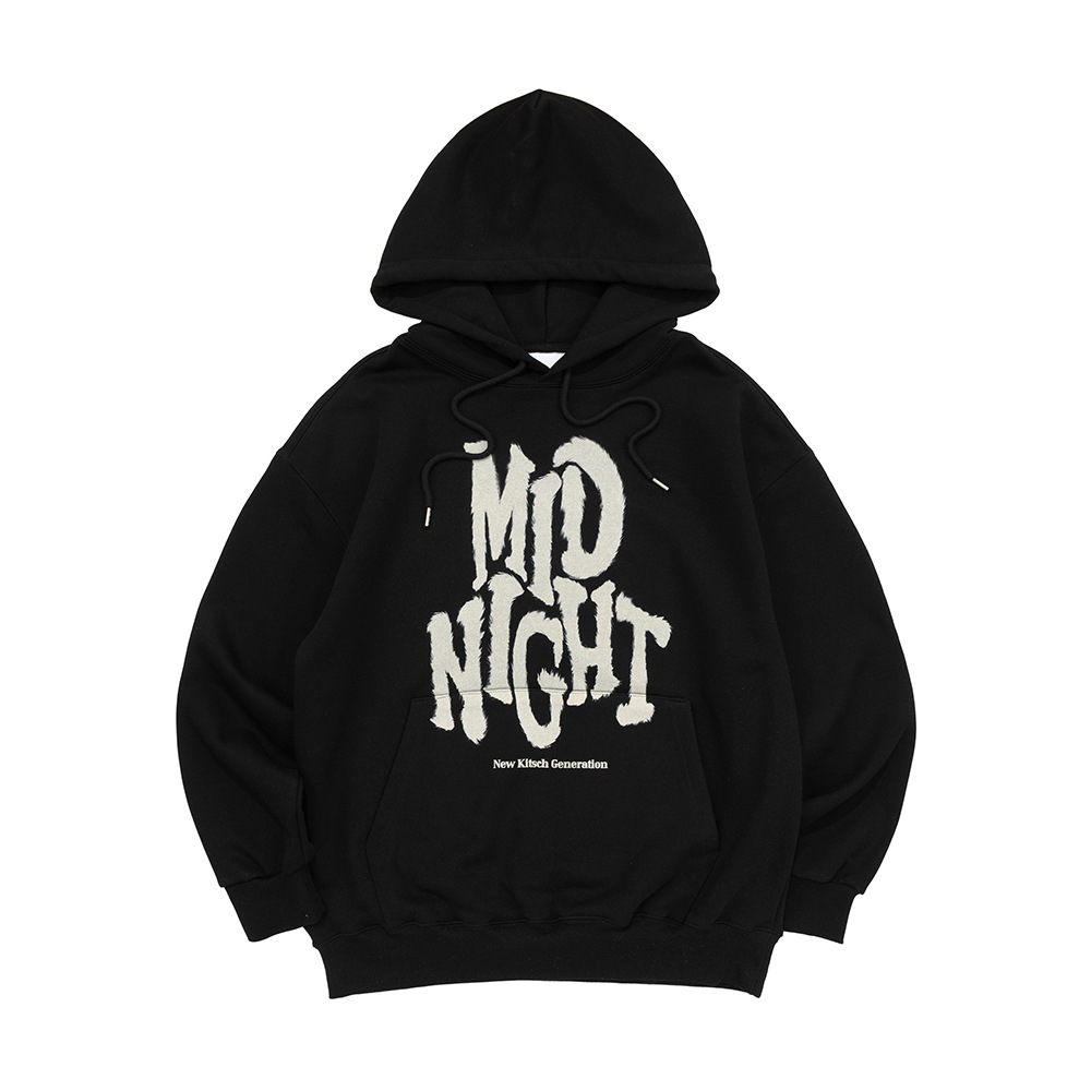 FURRY MID NIGHT HOOD TEE (BLACK) 6,830円