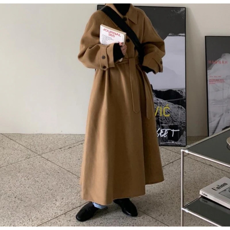 2024新作ウールコート韓国風コート