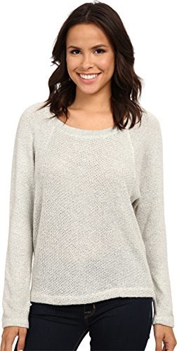 Splendid Womens Whistler Loose Knit Pullover Heather White Sweater XL (Womens 14-16) Splendid Womens Whistler Loose Knit Pullover Heather White Sweater XL (Womens 14-16)