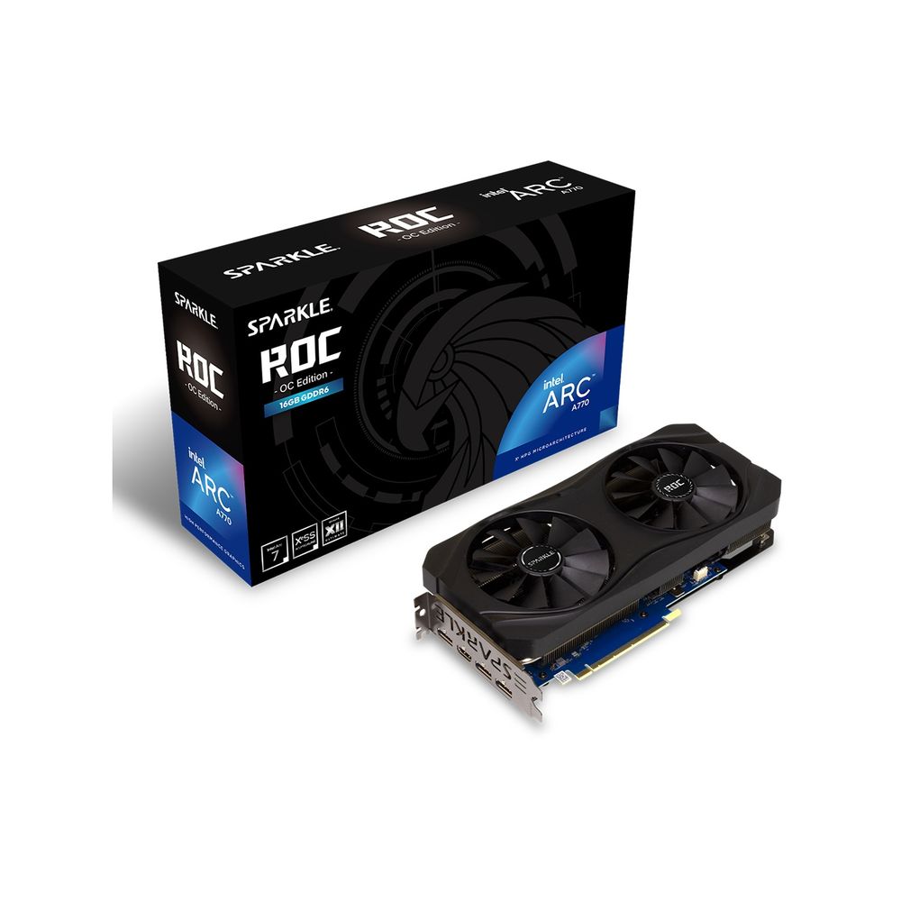 SPARKLE（スパークル） Intel Arc A770 デュアルファン搭載 オーバークロックグラフィックボード SA770R16GOC