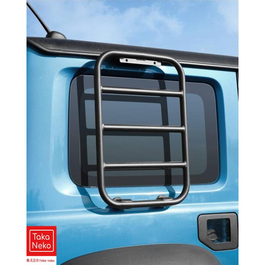 ジムニー JB64 サイドラダー ジムニーシエラ JB74 ウィンドウラダー リアラダー 穴あけ不要 はしご スズキ ジムニー シエラ アルミ製 外装パーツ アクセサリー