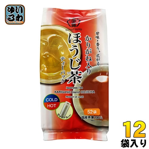 宇治の露 かりがねほうじ茶ティーパック 52バック 12袋入 焙じ茶