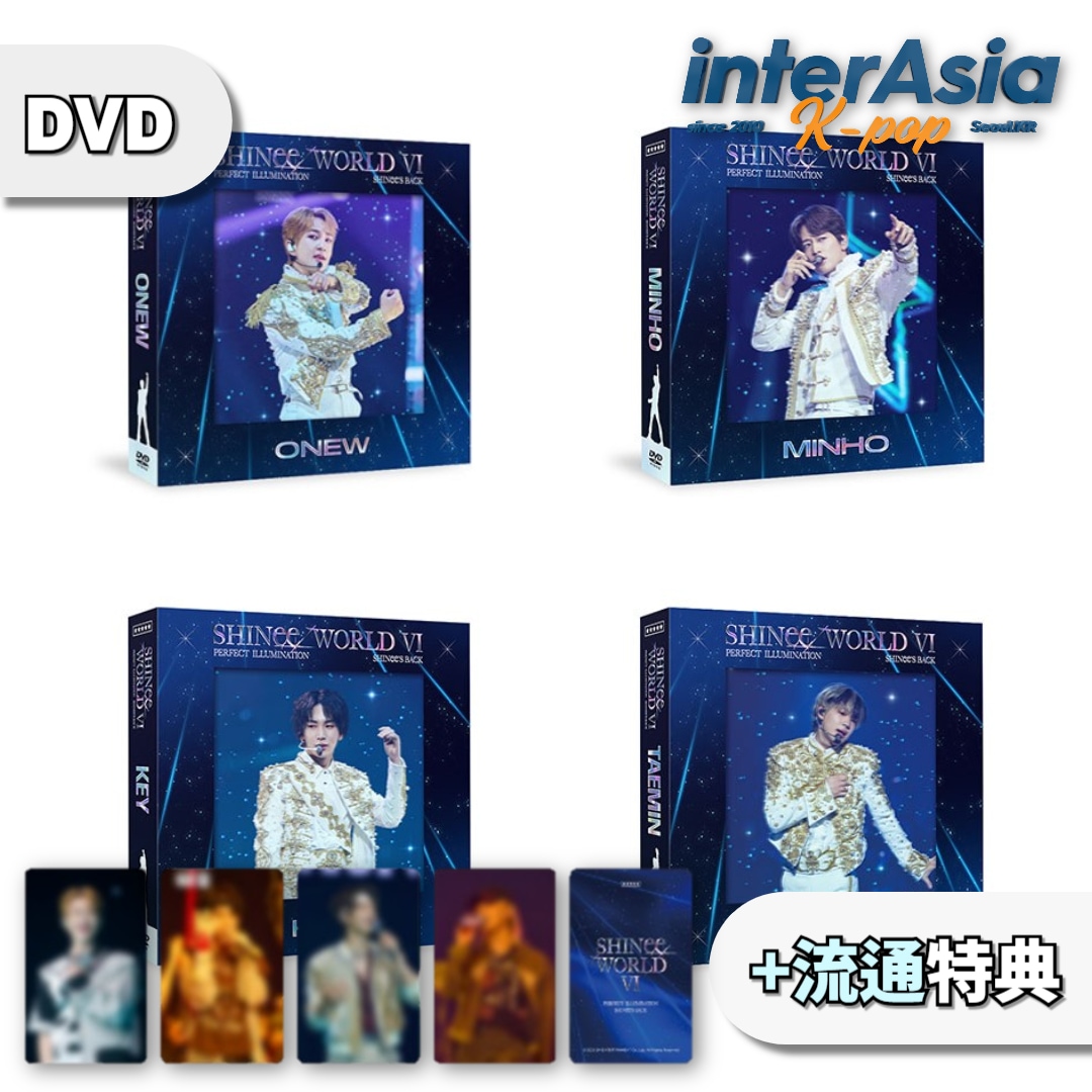 SHINee - WORLD VI [PERFECT ILLUMINATION : SHINee’S BACK] DVD 4種選択 +流通特典
