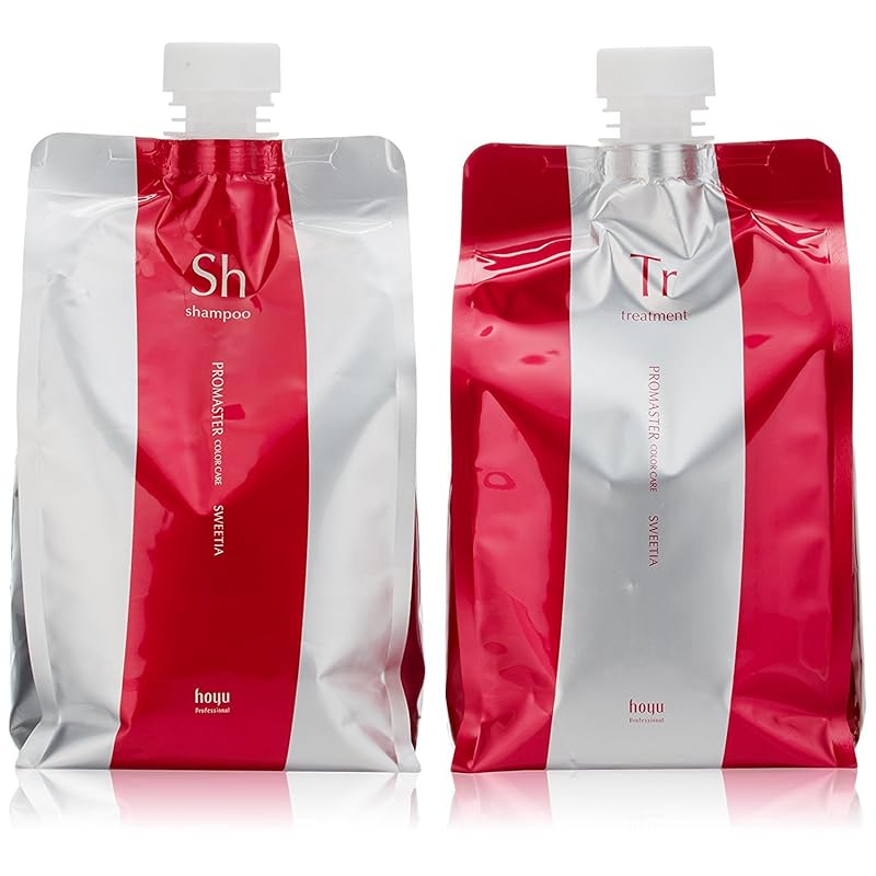 【迅速発送】ホーユー プロマスター カラーケア スウィーティア 詰替セット(シャンプー1000ml+ヘアトリートメント1000g)