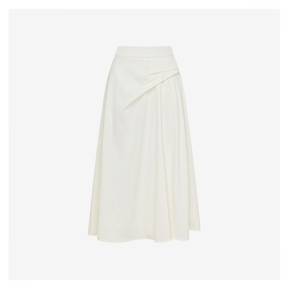 (イザベイ) サイドシャーリングフレアスカート (VKSAF2345)