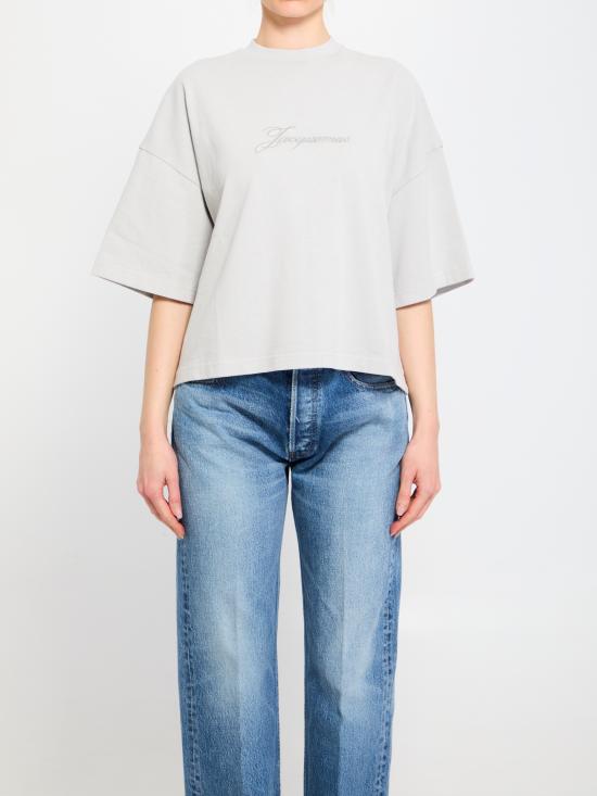 JACQUEMUS Women Tops TSW00590A GREY