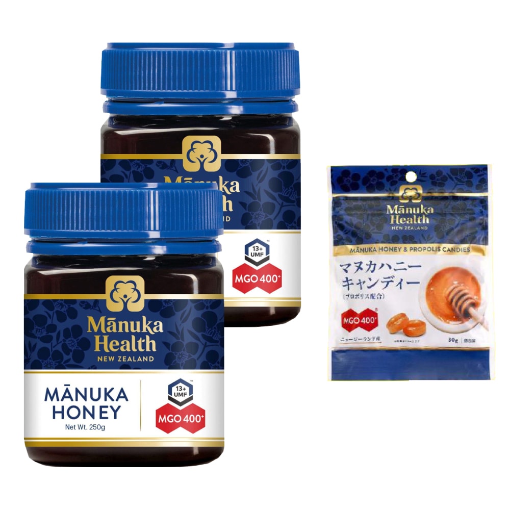 マヌカハニー 蜂蜜 MGO400+ 250g 2個セット UMF13+
