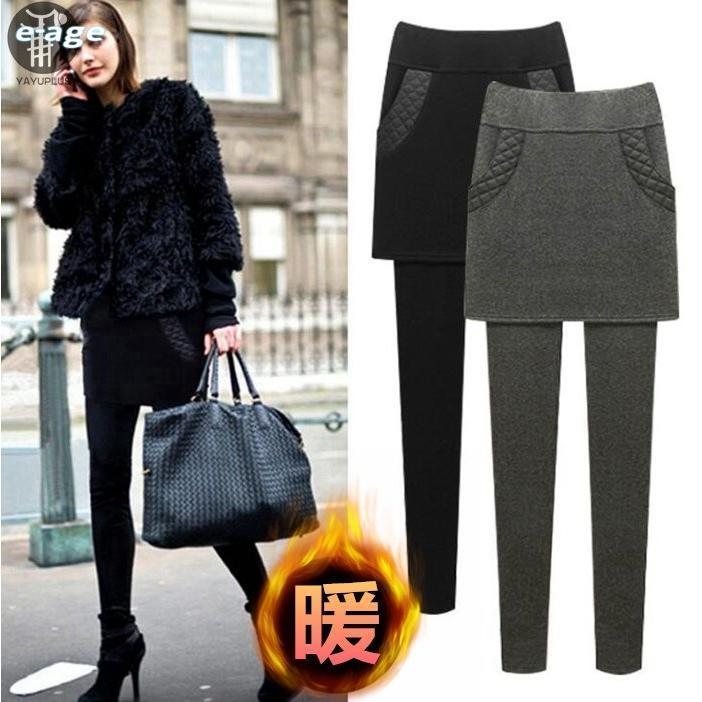 スカート付きレギンス裏起毛厚パンツスカートレギンスレギンススカート裏起毛大きいスカート付きパンツレギンスボトムスレディース30%までに制限