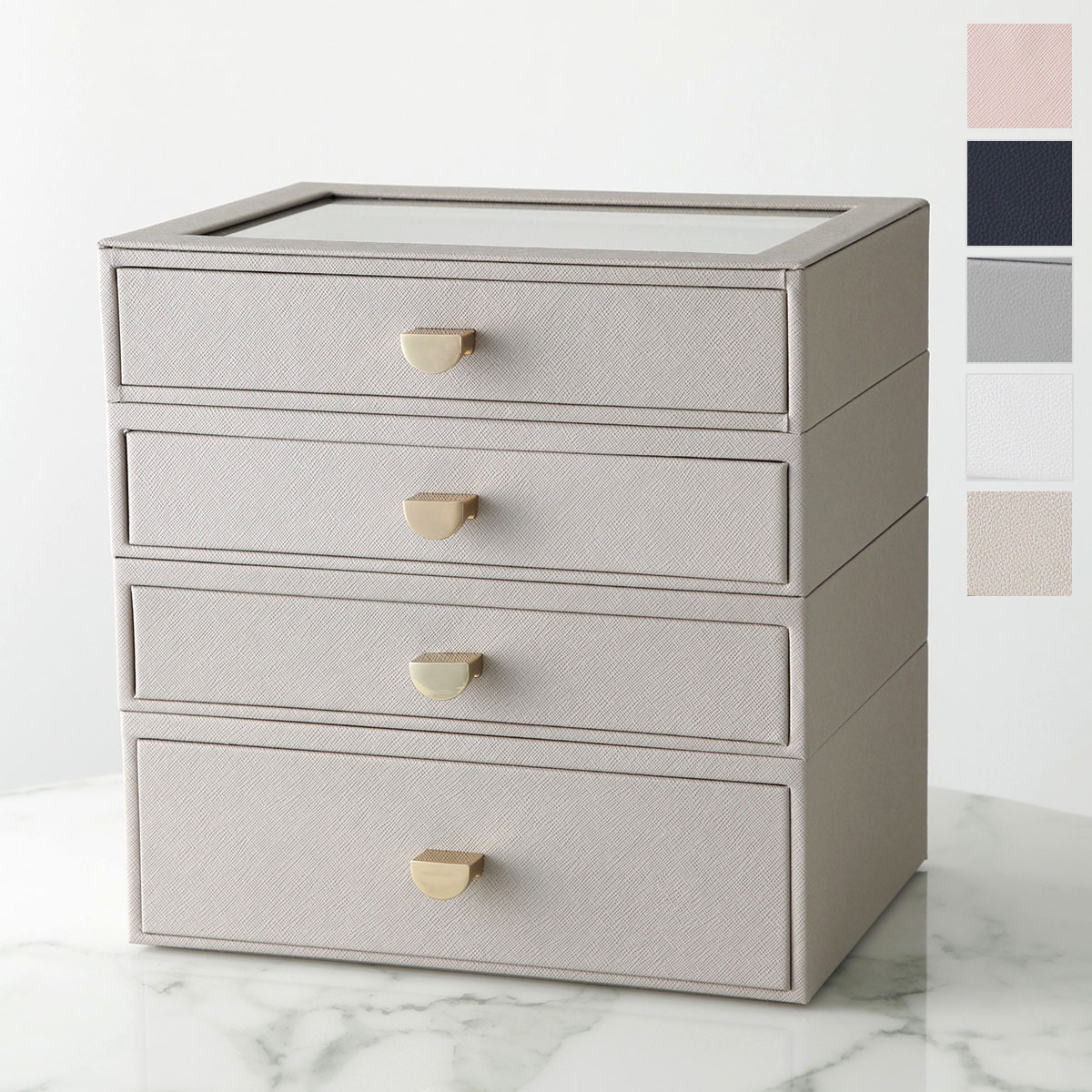 STACKERS スタッカーズ ジュエリーボックス Classic Drawers 4 set クラシック ドロワー 4セット レディース アクセサリーケース 小物入れ カラー6色