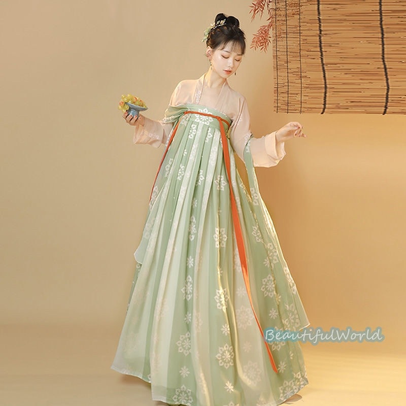 中華服 唐装漢服 漢服ドレス　コスプレ チャイナドレス中国古代衣装 漢服仙女 漢服 チャイナ服 ワンピース コスプレ 中国古代衣装 女性 ロングドレス 刺繍 ス