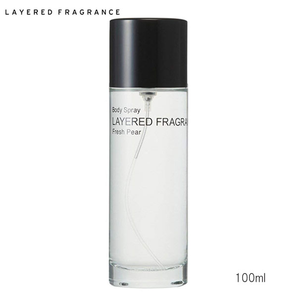 SHOLAYERED ボディスプレー　香水　100ml Qoo10] LAYERED FRAGRANCE フレッシュペア ボディスプレー 100m