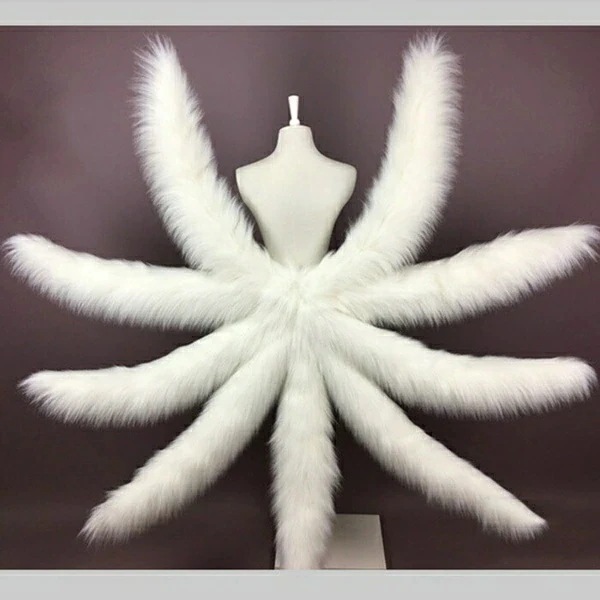 お見逃しなくコスプレ道具 狐の尻尾 再入荷 アニマル 動物 ピンク ホワイト 2colors 九尾 60cm 80cm 100cm 3タイプ モコモコ 文化祭 学園祭 コスチューム ハロウィン クリス