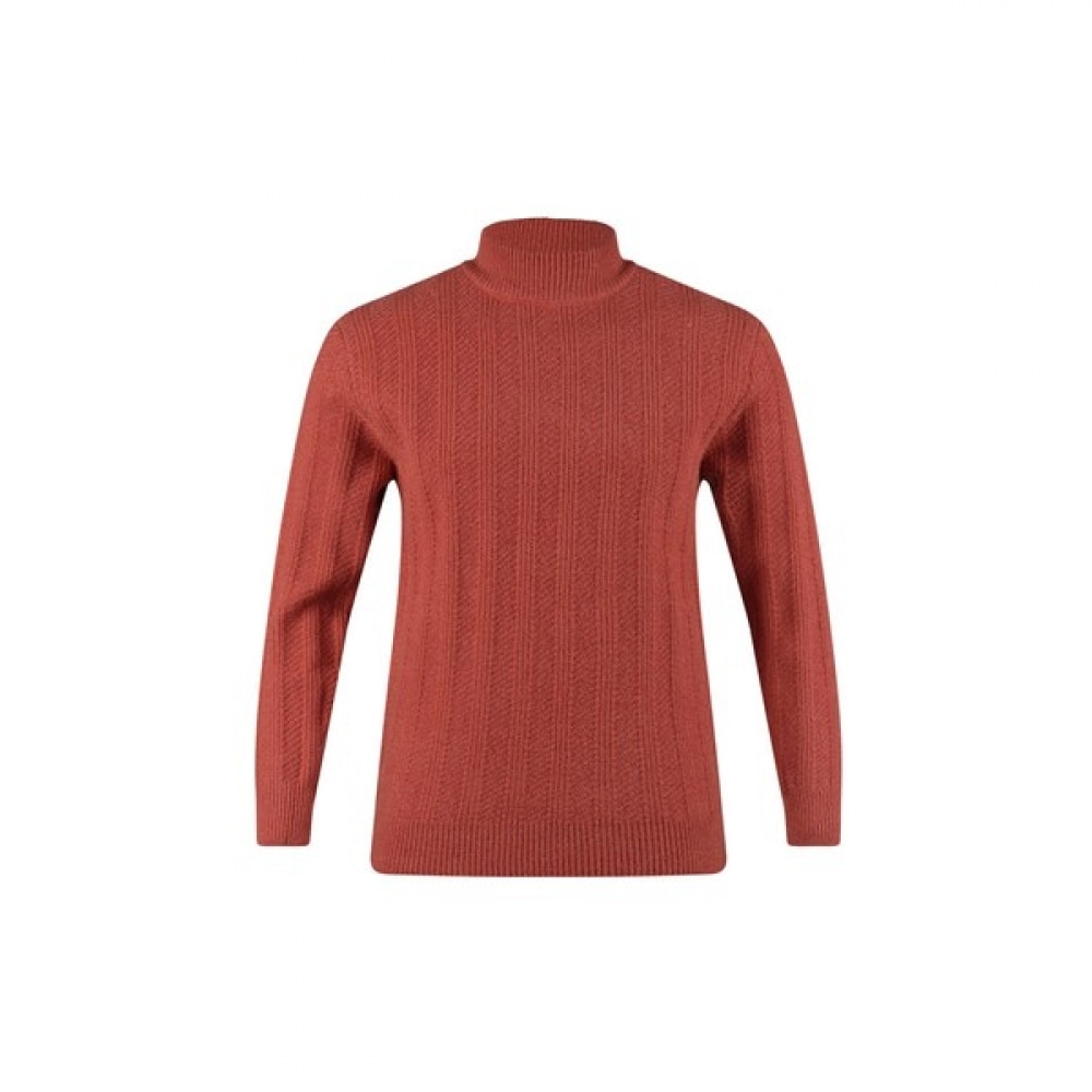 (ラックスゴルフ) ラックスゴルフレッドボルトメンズモックネック長袖ニットセーター RM3W433