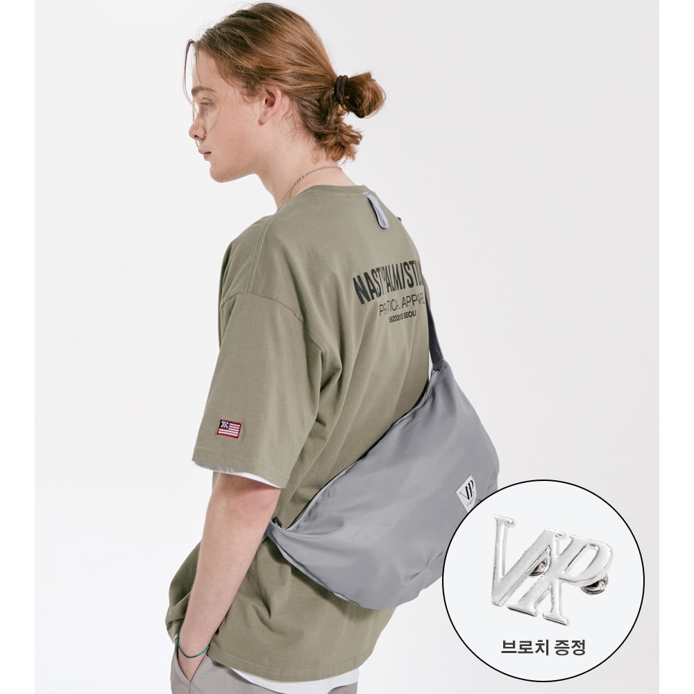 NASTY PALM NPブローチウエストバックグレー