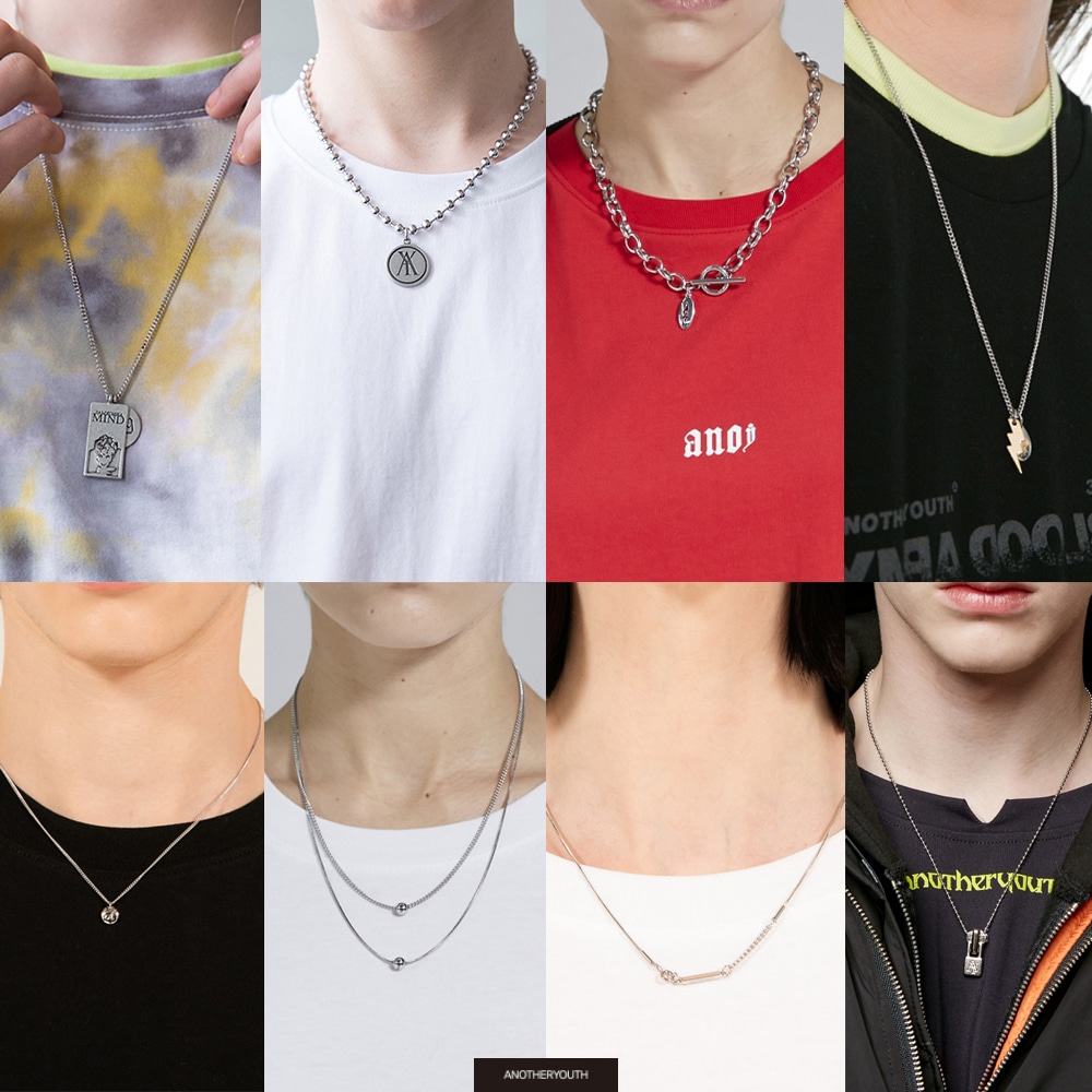 [ANOTHERYOUTH] ペンダントネックレスサージカルスチールコレクションpendant necklace ネックレス アナザーユース韓国ファッション レディース メンズ