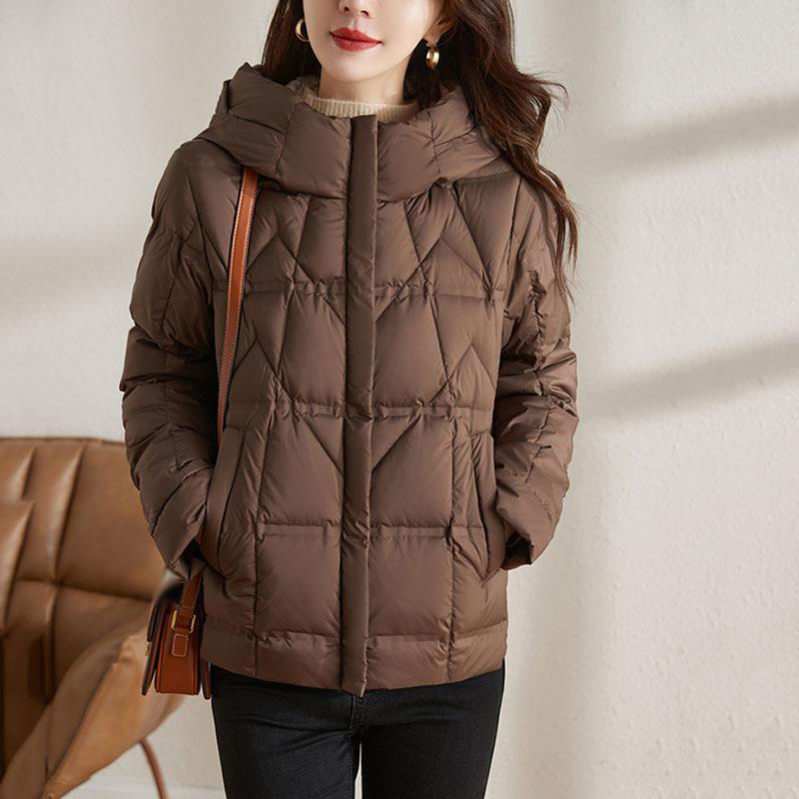 ダウンジャケット レディース オフィス カジュアルダウンジャケット レディース ショート コート アウター 秋冬 おしゃれ 防寒 暖かい 通勤 通学冬 防寒 フード付き 軽量 防寒 厚手 アウトドア 8,387円