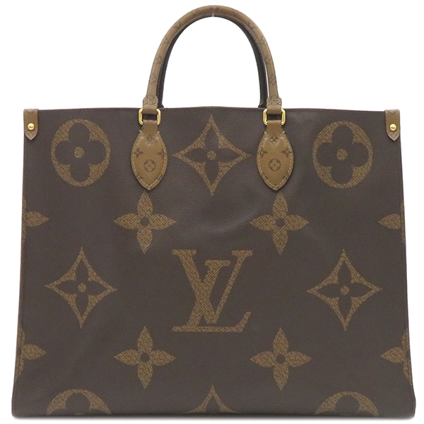 ルイヴィトン LOUIS VUITTON トートバッグ オンザゴー GM モノグラムキャンバス モノグラムリバースキャンバス モノグラム ゴールド金具 ショルダー バイカラー ジャイアント モノグラム