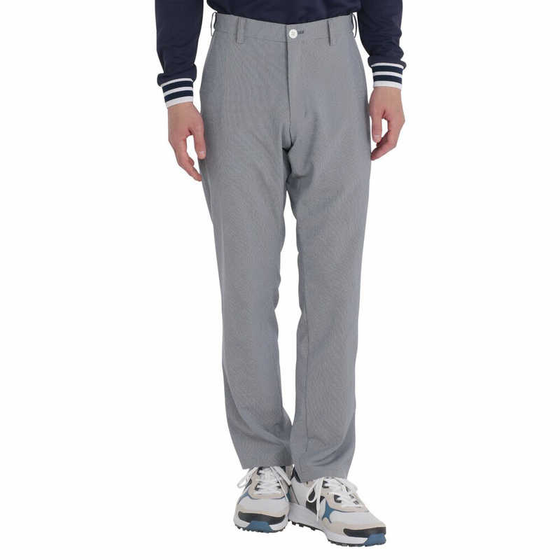 ミズノ　メンズ 5FLEXストレッチロングパンツ [メンズ /XLサイズ] ディープネイビー×ホワイト (返品交換不可)　E2MFC01280_25SS