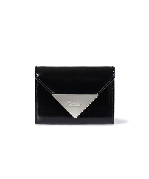 【FENNEC】 LACQUER TRIANGLE WALLET - MATT BLACK 財布 正規品