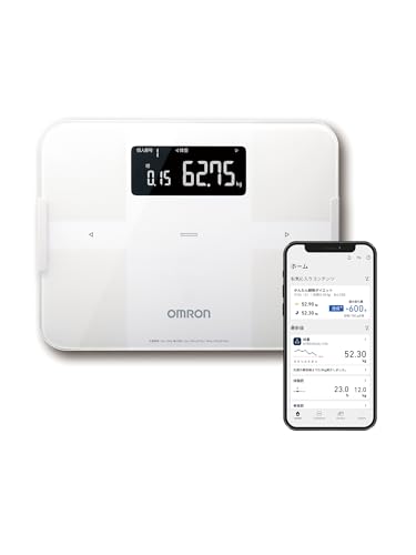 オムロン 体重 体組成計 カラダスキャン ホワイト KRD-603T2-W スマホ連動 データ自動転