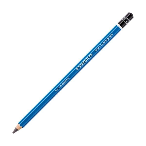 （まとめ）マルス ルモグラフ製図用 高級鉛筆 12B 100-12B 1ダース（12本）[x5]