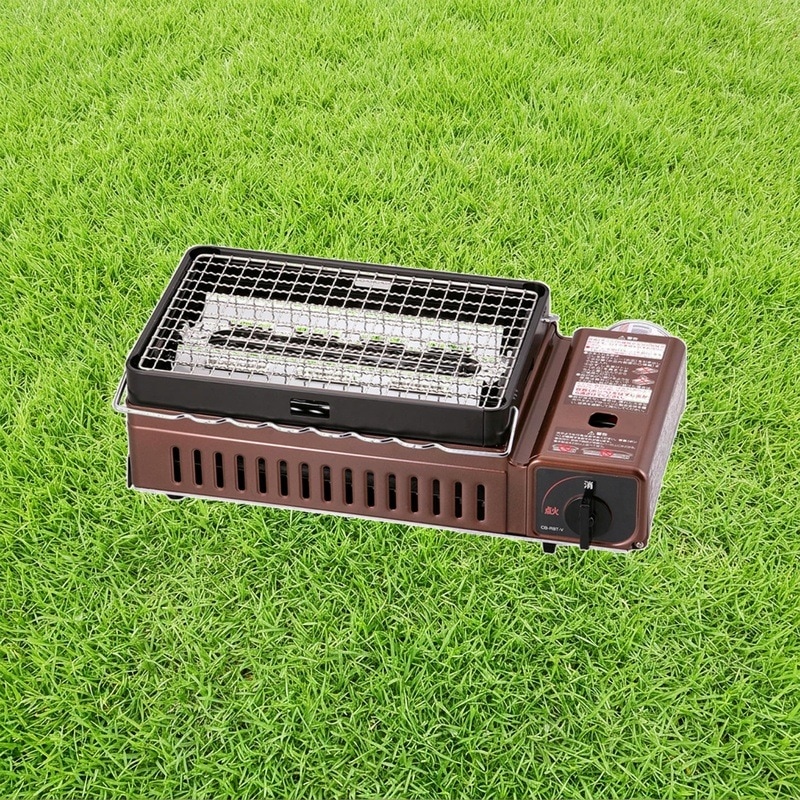 イワタニ Iwatani 岩谷 炉ばた焼器 炙りや 炙りや1 カセットコンロ 炉端焼き 焼鳥 串焼き 網焼き 海鮮焼き アウトドア バーベキュー 日本製 CB-ABR-1