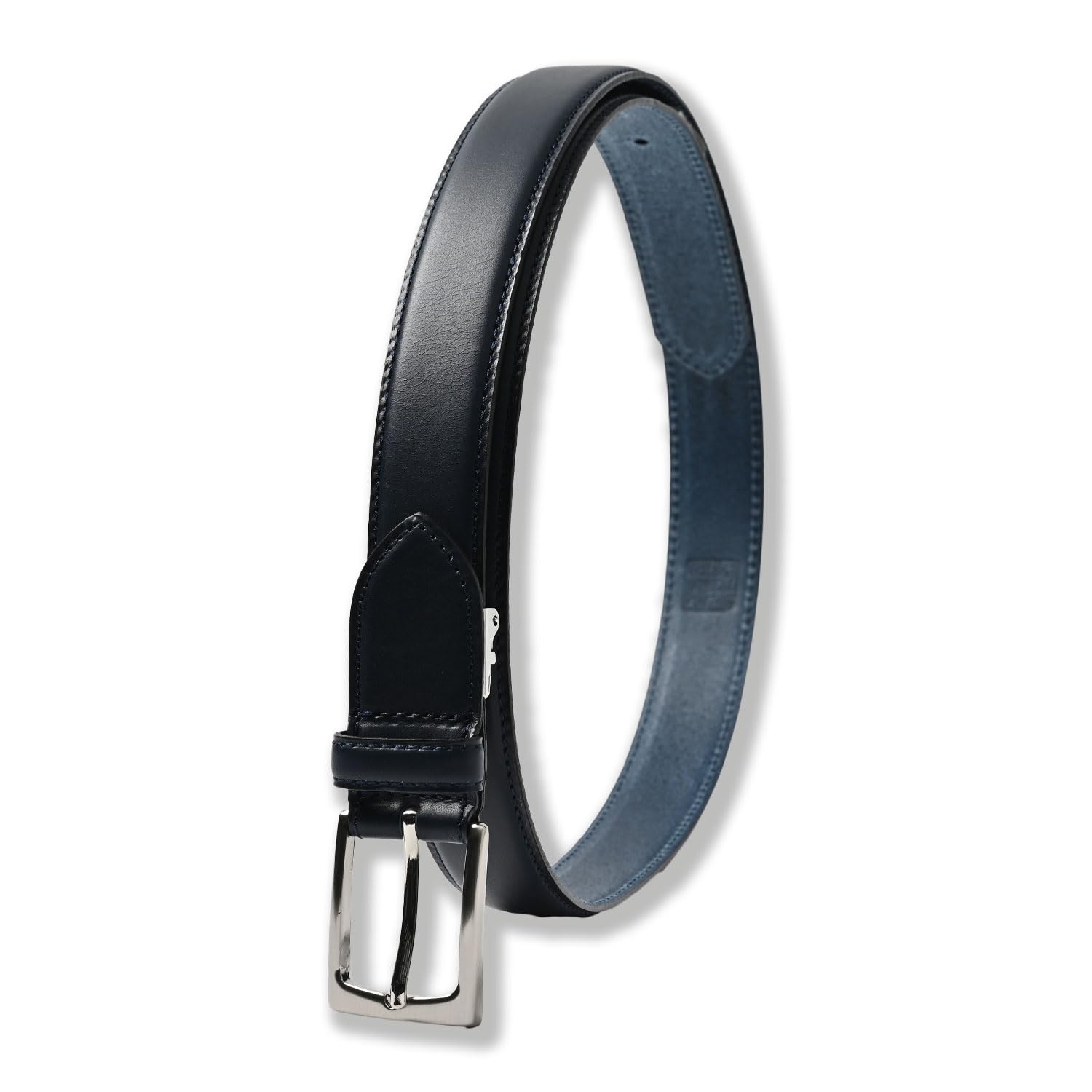 [ナル] イタリアンレザー ベルト メンズ 本革 ビジネス カジュアル イタリア製 革 レザー 28mm幅 2.8cm幅 太め 長め 大きいサイズ サイズ調整可能 長沢ベルト 人気 ブランド おしゃれ