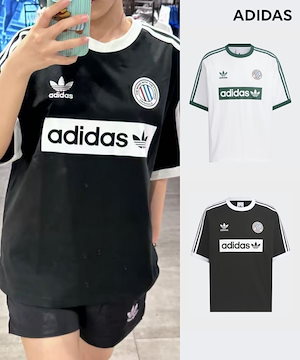 Qoo10 adidas リンガーTシャツ Tシャツ・カットソー