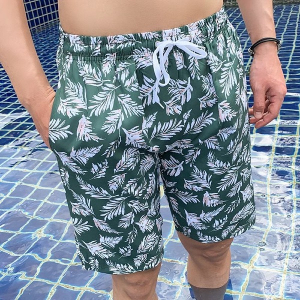 (Vivarup) エバーグリーンメンズスイムスーツ SW17235M ボードショートショーツスイムスーツスイムパンツビーチウェア