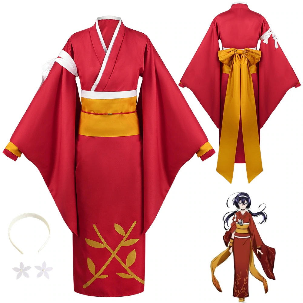 文豪ストレイドッグス風 いずみきょうか 着物 コスプレ ウィッグ 靴 衣装 cosplay 変装 仮装 コスチューム