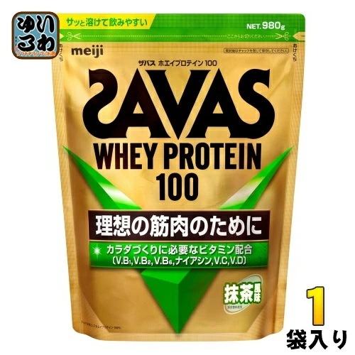 明治 ザバス ホエイプロテイン100 抹茶 980g 1袋 5,114円