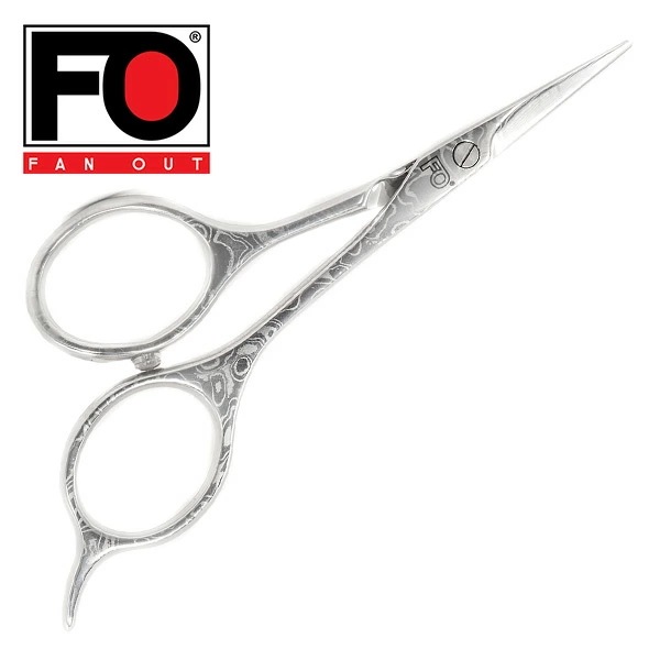 FANOUT ダマスカス小ばさみ(先中細)はさみ 美容ハサミ 日本製 FOK2