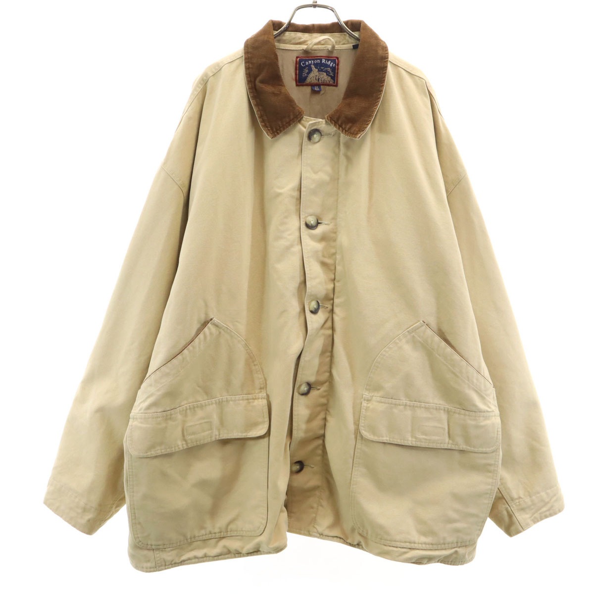 Canyon Ridge キャニオンリッジ 90s オールド カバーオール 3X ベージュ ビッグサイズ メンズ 古着