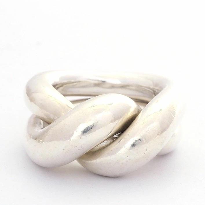 シャネル ツイスト 2連 シルバー925 【指輪】